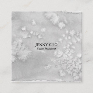 Minimalistisch strukturierte Visitenkarte