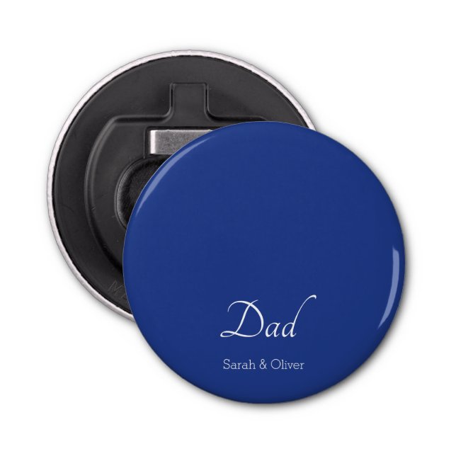 Minimalistisch Super Vater Flaschenöffner — Person (Vorderseite)