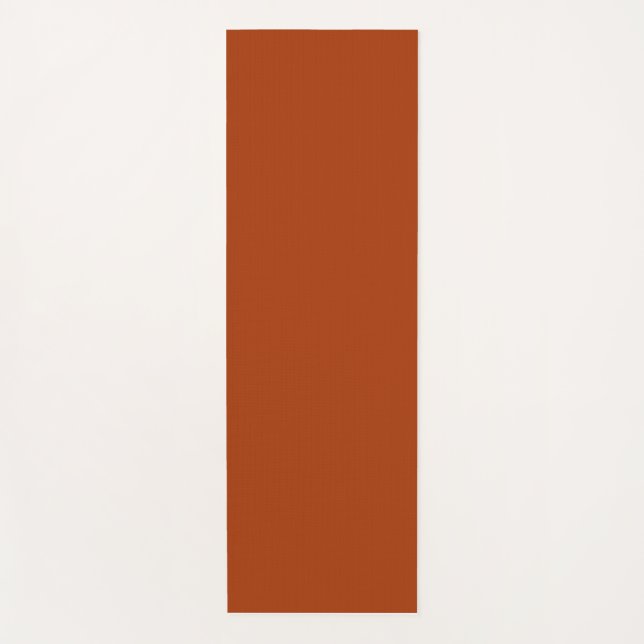 Minimalistisch Terracotta Yogamatte (Vorderseite)