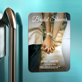 Minimalistisch Trendy Ersetzen Foto Brautparty-Kar Magnet