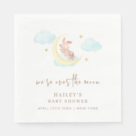 Minimalistisch über der Sonnendusche der Mondwolke Serviette