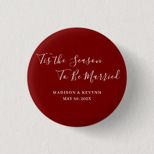 Minimalistisch und Chic   Hochzeit  Button