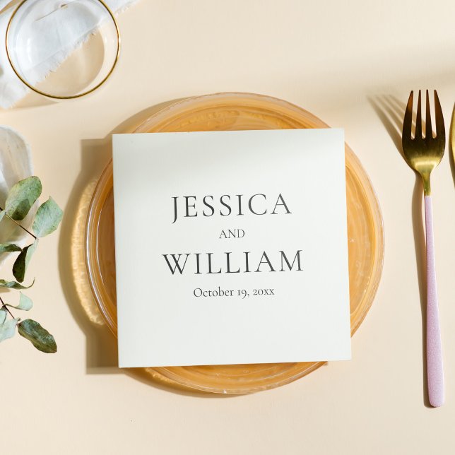 Minimalistisch und elegant serviette (Von Creator hochgeladen)