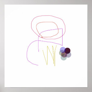 Minimalistisch und geometrisch poster