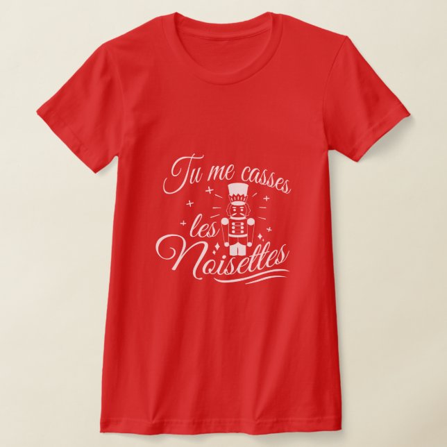 Minimalistisch und witzig: Einzelnussknacker T-Shirt (Ablage )