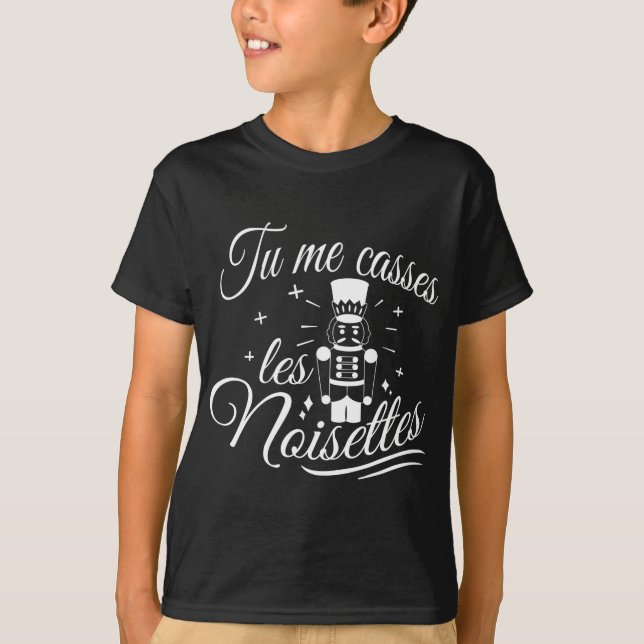 Minimalistisch und witzig: Einzelnussknacker T-Shirt (Vorderseite)
