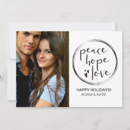 MINIMALISTISCH | URLAUB | FRIEDENHÖFLICHE LIEBE |  FEIERTAGSKARTE