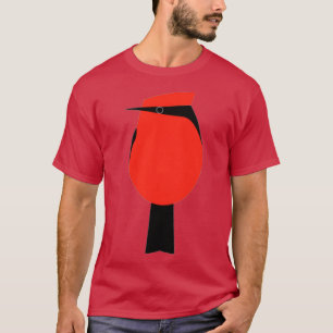Minimalistisch Vermilion Flycatcher T-Shirt
