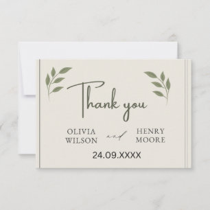 Minimalistisch Vielen Dank für Ihr Interesse Dankeskarte