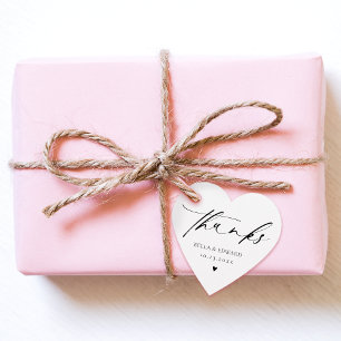 Minimalistisch Vielen Dank Gastgeschenke Hochzeite Geschenkanhänger