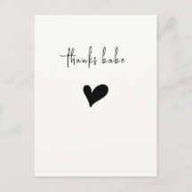 Minimalistisch Vielen Dank, Herz