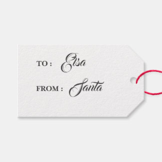 Minimalistisch vom Weihnachtsgeschenk-Tag Geschenkanhänger