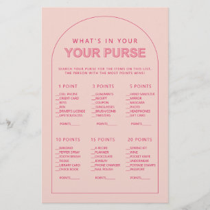Minimalistisch, was in Ihrem Geldbeutel-Brautparty Flyer