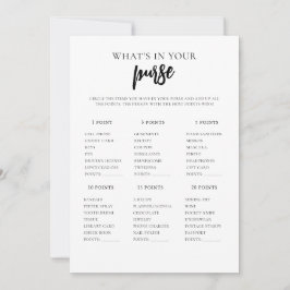 Minimalistisch, was in Ihrer Brautparty-Karte ist Einladung