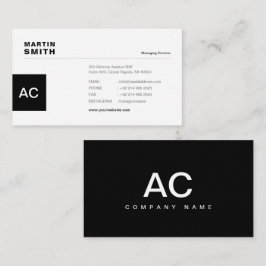 Minimalistisch, weiß, einfach, Beruflich, Boho, Visitenkarte