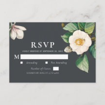 Minimalistisch White Japanese Camellia Wedding RSV