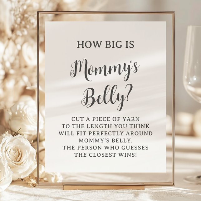 Minimalistisch, wie groß das Bauchspiel von Mommy  (Von Creator hochgeladen)