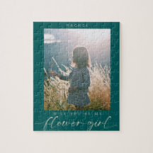 Minimalistisch wirst du mein Blumenmädchen Foto Ch