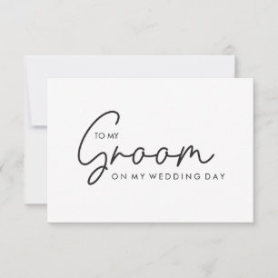 Minimalistisch zu meinem Groom auf meiner Hochzeit