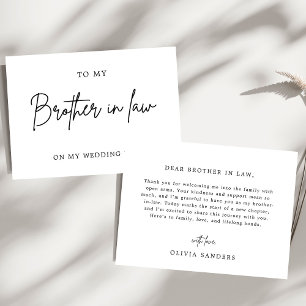 Minimalistisch zu meinem Jurastudenten an meinem H Dankeskarte