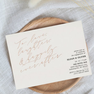 Minimalistisch zur Liebe-Lacher-Interessengruppe Folieneinladung