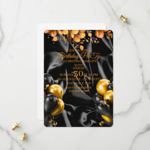 Minimalistische 23. Geburtstagseinladung – Gold Di Save The Date