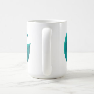Minimalistische abstrakte Buchstabe G Kaffeetasse