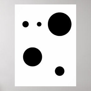 Minimalistische Abstrakte Circle Art   Moderne Geo Poster