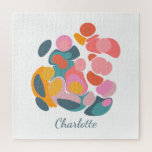 Minimalistische Abstrakte Formen | Personalisierte Puzzle<br><div class="desc">Minimalistische Abstrakte Formen | Puzzle mit Personalisiertem Namen</div>