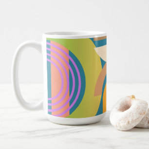 Minimalistische Abstrakte geometrische Formen Kaffeetasse