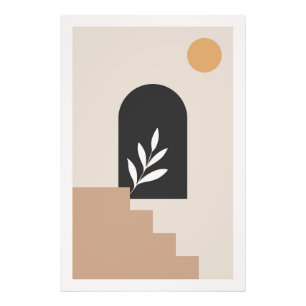 Minimalistische abstrakte Gestaltung Fotodruck