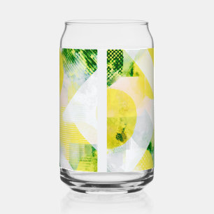 Minimalistische abstrakte Komposition Dosenglas