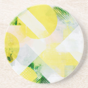 Minimalistische abstrakte Komposition Getränkeuntersetzer