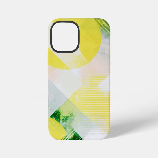 Minimalistische abstrakte Komposition iPhone Hülle (Rückseite)