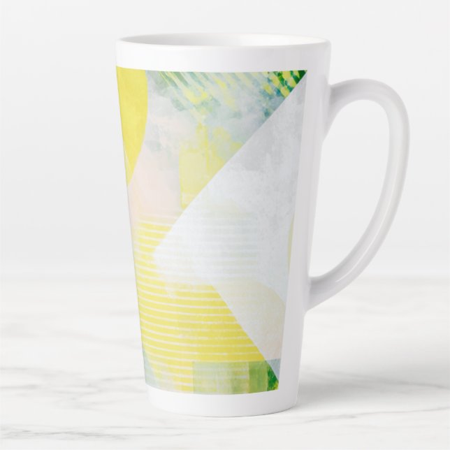 Minimalistische abstrakte Komposition Milchtasse (Rechts)