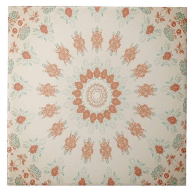 Minimalistische Abstrakte Kunst Fliese (Vorderseite)