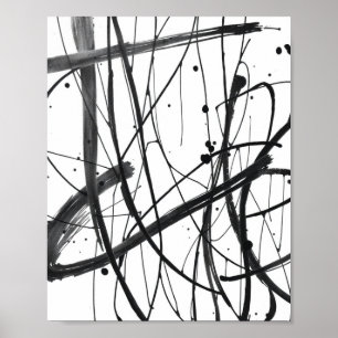 Minimalistische abstrakte Liniendrucke Poster