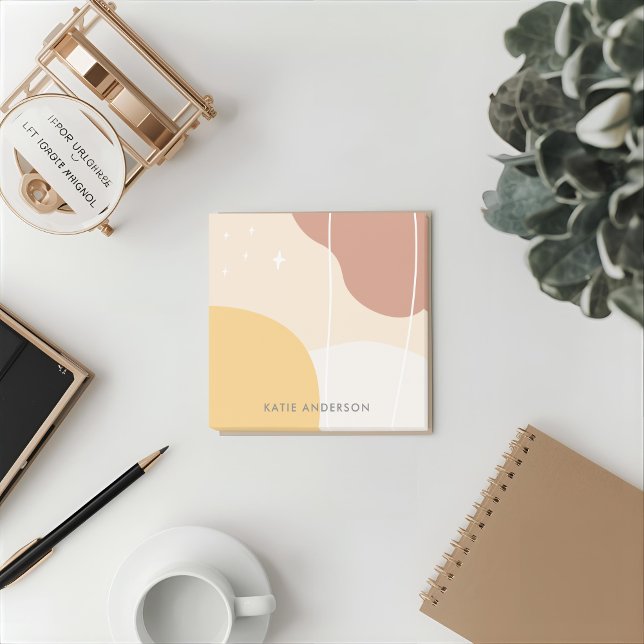 Minimalistische Abstrakte Pastete Post-it Klebezettel (Von Creator hochgeladen)