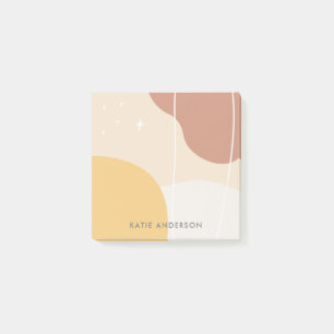 Minimalistische Abstrakte Pastete Post-it Klebezettel