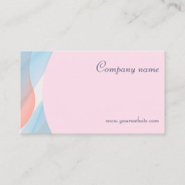 Minimalistische abstrakte QR-Code-Pastellkarte Visitenkarte