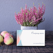 Minimalistische abstrakte QR-Code-Pastellkarte