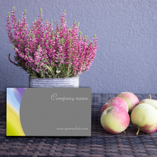 Minimalistische abstrakte QR-Karte für graue Laven Visitenkarte