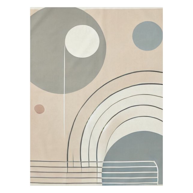 Minimalistische Abstrakte Tablette Tischdecke (Vorderseite)