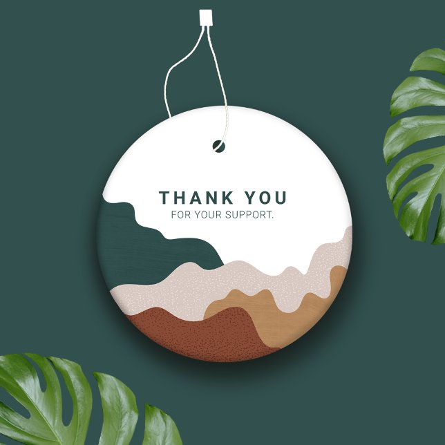 Minimalistische Abstrakte Verpackung Geschenkanhänger (Von Creator hochgeladen)