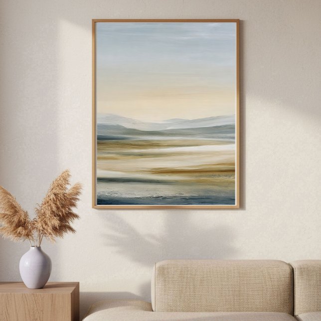 Minimalistische abstrakte Wandkunst mit rollendem  Poster (Von Creator hochgeladen)