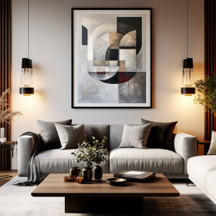 Minimalistische Abstraktion Poster
