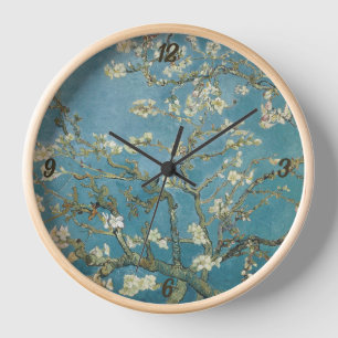 Minimalistische Almond-Blüte von Vincent van Gogh Uhr