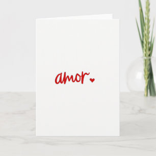 Minimalistische Amor-Liebeskarte Karte