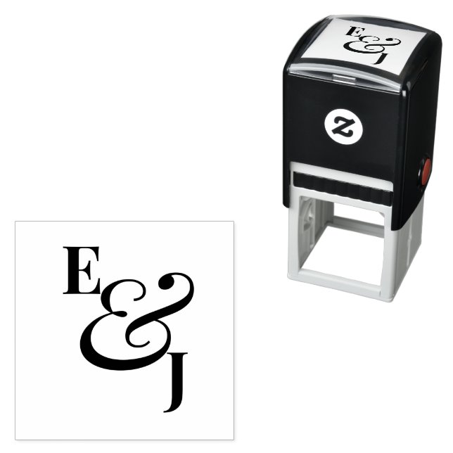 Minimalistische Ampersand-Hochzeit | Modern Permastempel (Beispiel)