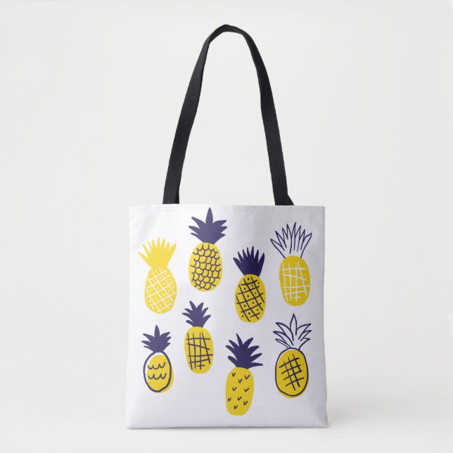 Minimalistische Ananas, buntes abstraktes Design. (Vorderseite)